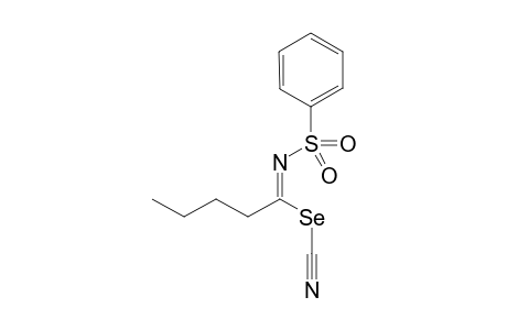 (1Z)-N-(Phenylsulfonyl)pentanimidoyl Selenocyanate