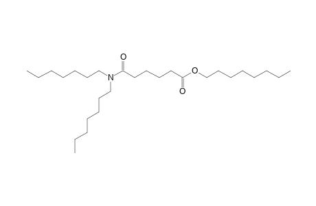 Adipic acid, monoamide, N,N-diheptyl-, octyl ester