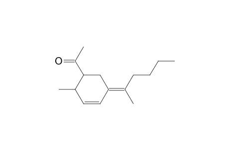 4-Acetyl-3-methyl-6-(1-methyl-pentylidene)cyclohexene isomer