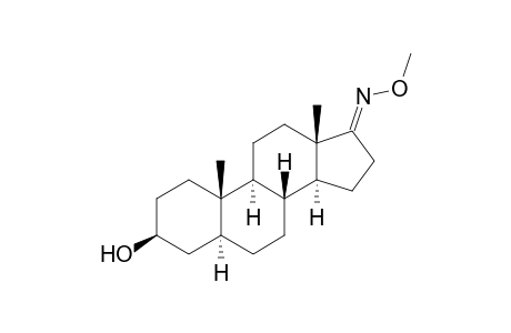 5.ALPHA.-ANDROSTAN-3.BETA.-OL-17-ONE(17-O-METHYLOXIME)