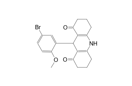 9-(5-bromo-2-methoxyphenyl)-3,4,6,7,9,10-hexahydro-1,8(2H,5H)-acridinedione