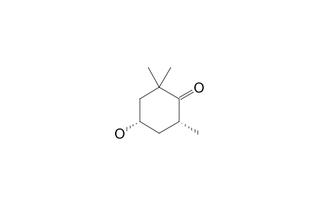 (CIS)-4-HYDROXY-2,2,6-TRIMETHYL-CYCLOHEXANONE