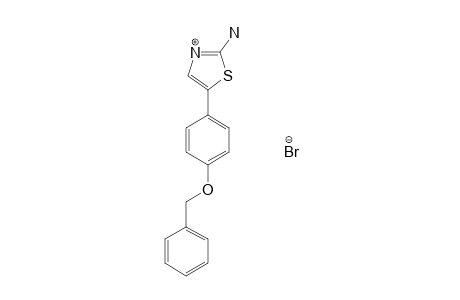 2-amino-5-[p-(benzyloxy)phenyl]thiazole, monohydrobromide