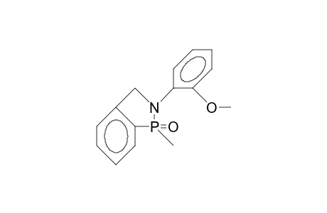 1-Methyl-2-(2-methoxyphenyl)-2,3-dihydro-1H-2,1-benzazaphosphol-1-oxid