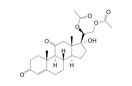 4-Pregnen-17,20α,21-triol-3,11-dione 20,21-diacetate
