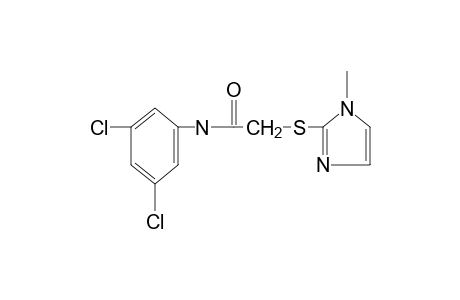 3',5'-dichloro-2-[(1-methylimidazol-2-yl)thio]acetanilide