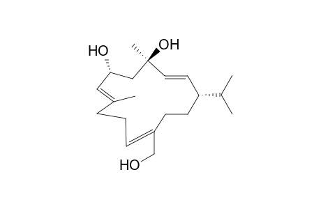 (1S,2E,4R,6R,7E,11Z)-2,7,11-Cembratriene-4,6,20-triol