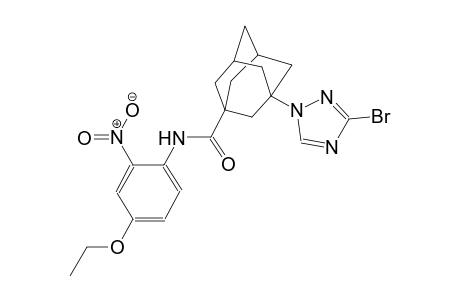 3-(3-bromo-1H-1,2,4-triazol-1-yl)-N-(4-ethoxy-2-nitrophenyl)-1-adamantanecarboxamide