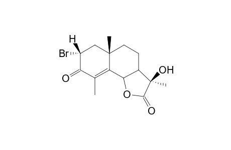 2.alpha.-Bromo-2,3-dihydro-11.beta.-hydroxy-.alpha.-santonin