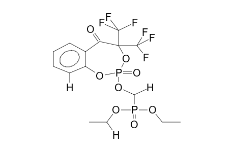 2-(DIETHOXYPHOSPHORYLMETHOXY)-2,5-DIOXO-4,4-BIS(TRIFLUOROMETHYL)-6,7-BENZO-1,3,2-DIOXAPHOSPHEPANE