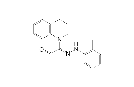 (1Z)-1-(3,4-dihydro-2H-quinolin-1-yl)-1-(o-tolylhydrazono)acetone