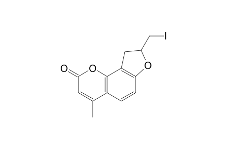 4-Methyl-5'-(iodomethyl)-4',5'-dihydro-angelicin