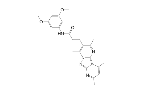 pyrido[2',3':3,4]pyrazolo[1,5-a]pyrimidine-3-propanamide, N-(3,5-dimethoxyphenyl)-2,4,8,10-tetramethyl-