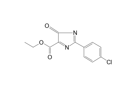 2-(p-chlorophenyl)-4-oxo-4H-imidazole-5-carboxylic acid, ethyl ester