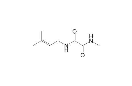 N-methyl-N'-(3-methylbut-2-enyl)oxamide