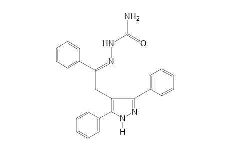 2-(3,5-diphenylpyrazol-4-yl)acetophenone, semicarbazone