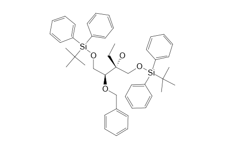 (2R,3S)-1,4-DI-O-TERT.-BUTYLDIPHENYLSILYL-3-O-BENZYL-2-ETHYLBUTANE-1,2,3,4-TETRAOL