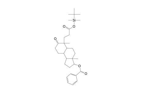 3-(3-(Benzoyloxy)-3A,6-dimethyl-7-oxododecahydro-1H-cyclopenta[A]naphthalen-6-yl)propanoic acid tbdms