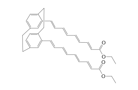 4,15-BIS-[(1E,3E,5E,7E)-8-(ETHOXYCARBONYL)-OCTA-1,3,4,5-TETRAENYL]-[2.2]-PARACYCLOPHANE