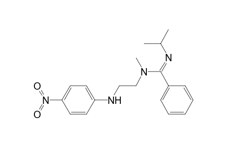 N-(N-Isopropylbenzimidoyl)-N-methyl-N'-(4-nitrophenyl)ethylenediamine