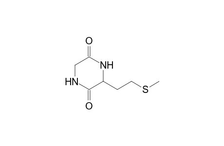 3-(2-Methylsulfanylethyl)piperazine-2,5-dione