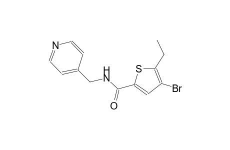 4-bromo-5-ethyl-N-(4-pyridinylmethyl)-2-thiophenecarboxamide