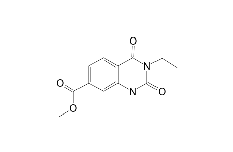 Quinazoline-7-carboxylic acid, 3-ethyl-2,4-dioxo-1,2,3,4-tetrahydro-, methyl ester