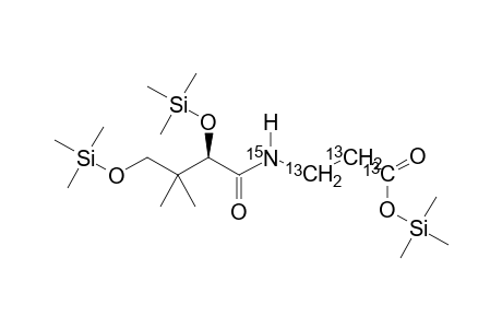 [15N,tris(13C)]-pantothenic acid - tris(trimethylsilyl) derivative