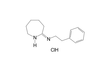 HEXAHYDRO-2-(PHENETHYLIMINO)-1H-AZEPINE, MONOHYDROCHLORIDE