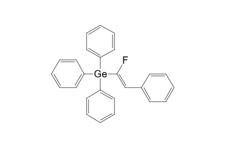 (E)-1-FLUORO-2-PHENYL-1-(TRIPHENYLGERMYL)-ETHENE