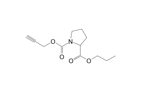 D-Proline, N-propargyloxycarbonyl-, propyl ester