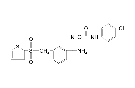 O-[(p-chlorophenyl)carbamoyl]-alpha-[(2-thienyl)sulfonyl]-m-toluamidoxime