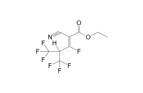 ETHYL 1,3,3,3-TETRAFLUORO-2-TRIFLUOROMETHYLPROPYLIDENEMALONATE