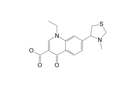 7-(3-METHYL-4-IMIDAZOLIDINYL)-1-ETHYL-1,4-DIHYDRO-4-OXOQUINOLINE-3-CARBOXYLIC-ACID;ISOMER-#1