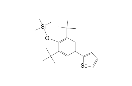 2-(3,5-DI-TERT.-BUTYL-4-(TRIMETHYLSILOXY)-PHENYL)-SELENOPHENE
