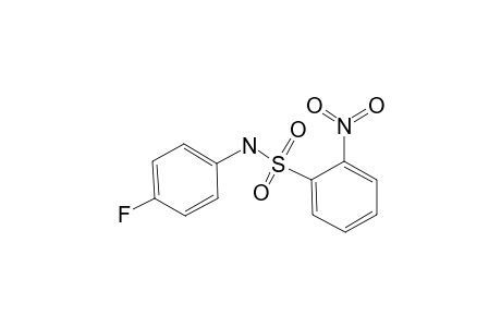 Benzenesulfonamide, 2-nitro-N-(4-fluorophenyl)-