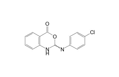 2-(4-CHLOROPHENYLAMINO)-4H-3,1-BENZOXAZIN-4-ONE