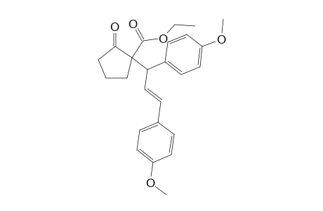 (E)-Ethyl-1-[1,3-bis(4-methoxyphenyl)allyl]-2-oxocyclopentanecarboxylate