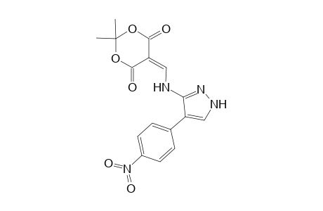 5-{3'-[(4"-Nitrophenyl)pyrazolyl]amino}methylene-2,2-dimethyl-1,3-dioxane-4,6-dione