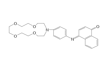1(4H)-Naphthalenone, 4-[[4-(1,4,7,10-tetraoxa-13-azacyclopentadec-13-yl)phenyl]imino]-