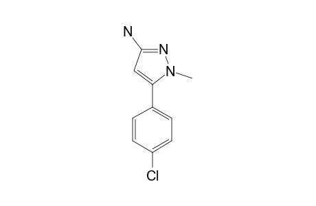 [5-(4-chlorophenyl)-1-methyl-pyrazol-3-yl]amine
