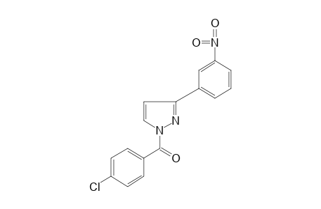 1-(p-chlorobenzoyl)-3-(m-nitrophenyl)pyrazole