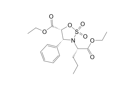 (5R,4R)-5-Ethoxycarbonyl-3-(1-ethoxycarbonyl-1alpha-n-propyl)methyl-4-phenyl-1,2,3-oxathiazolidine-2,2-dioxide