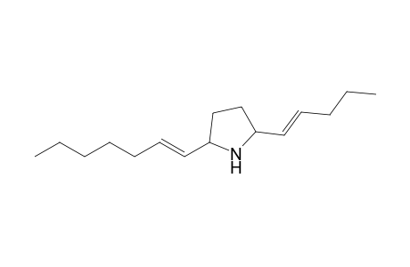 2-(Penten-1'-yl)-5-(hepten-1"-yl)-pyrrolidine