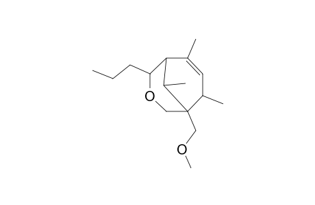 (6,8,9-Trimethyl-4-propyl-3-oxabicyclo[3.3.1]non-6-en-1-yl)methanol, methyl ether