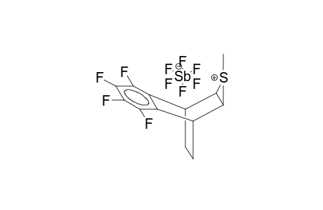 5,6-ENDO-METHYLEPISULPHONIO-2,3-TETRAFLUOROBENZOBICYCLO[2.2.2]OCTENEHEXAFLUOROANTIMONATE