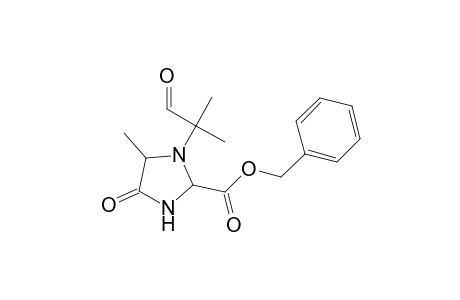 2-[(benzyloxy)carbonyl]-5-methyl-1-(2-methyl-1-oxoprop-2-yl)-4-imidazolidinone