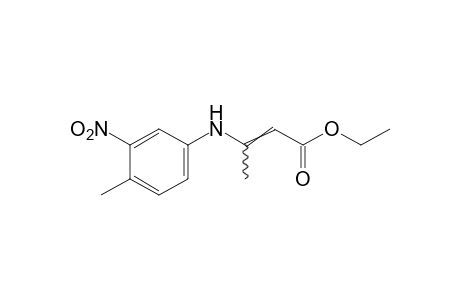 3-(3-nitro-p-toluidino)crotonic acid, ethyl ester
