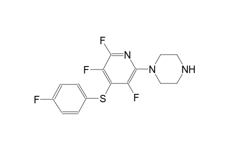 piperazine, 1-[3,5,6-trifluoro-4-[(4-fluorophenyl)thio]-2-pyridinyl]-