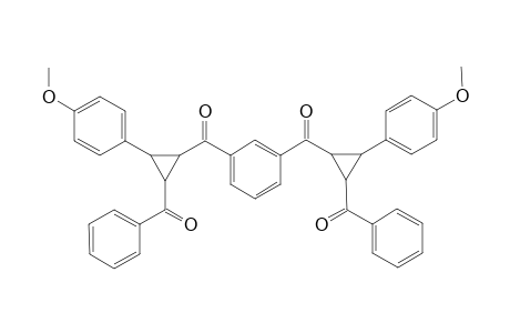 1,3-bis{1'-[2"-Benzoyl-3"-(4"'-methoxyphenyl)]cyclopropylcarbonyl}benzene